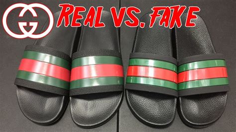 fake mens gucci slides|Gucci Slides Fake vs. Real Guide (Legit Check & Price).